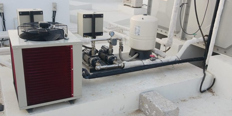 Domestic water chiller system